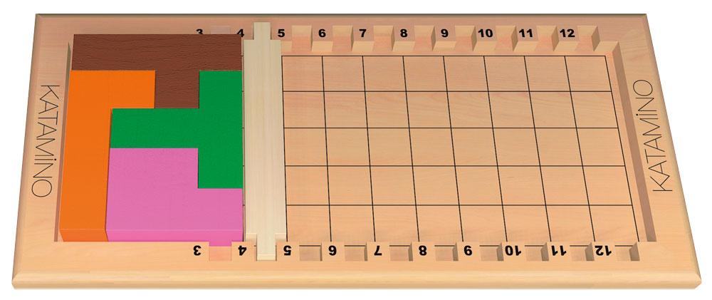 Plateau avec le penta A 4 résolu.